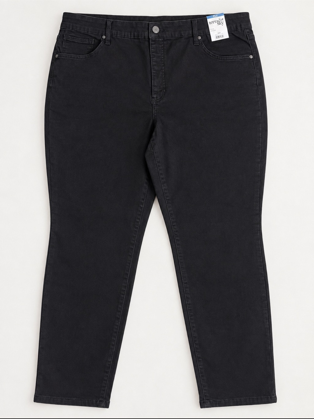 Terra & Sky Black Skinny High-Rise Jeans